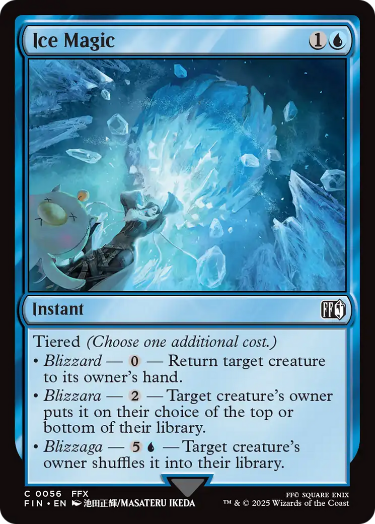 Image of Ice Magic (FIN-056) - FINAL FANTASY Foil