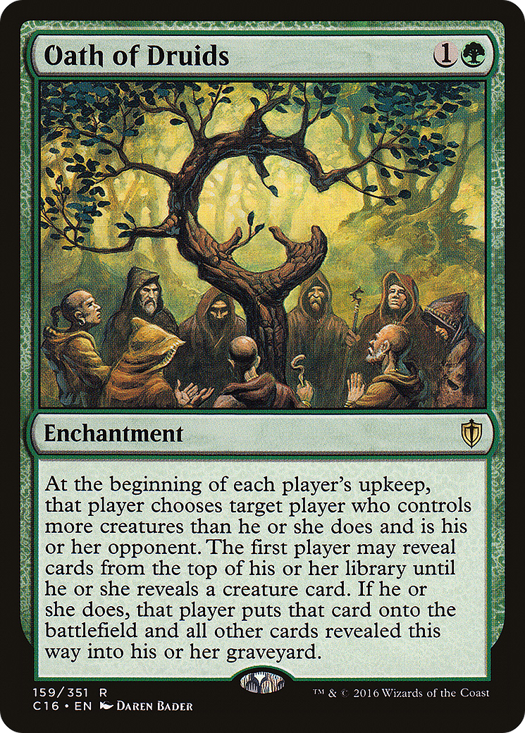 Image of Oath of Druids (C16-159) - Commander 2016