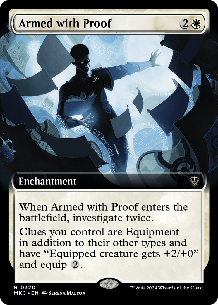 Image of Armed with Proof (Extended Art) (MKC-320) - Murders at Karlov Manor Commander: (Extended Art)