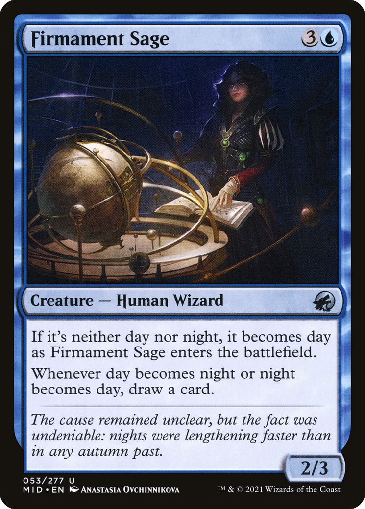 Image of Firmament Sage (MID-053) - Innistrad: Midnight Hunt Foil