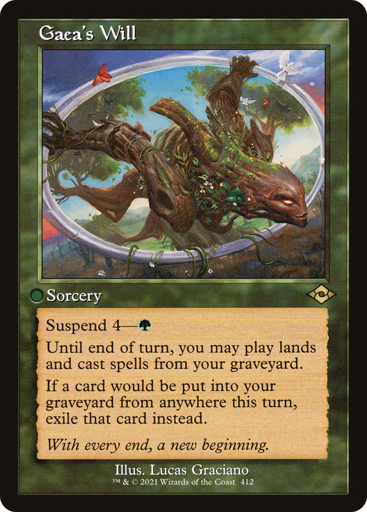 Image of Gaea's Will (Retro Frame) (MH2-412) - Modern Horizons 2
