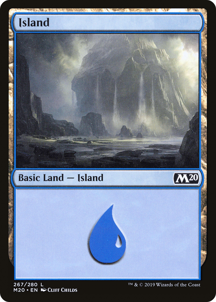 Image of Island (267) (M20-267) - Core Set 2020
