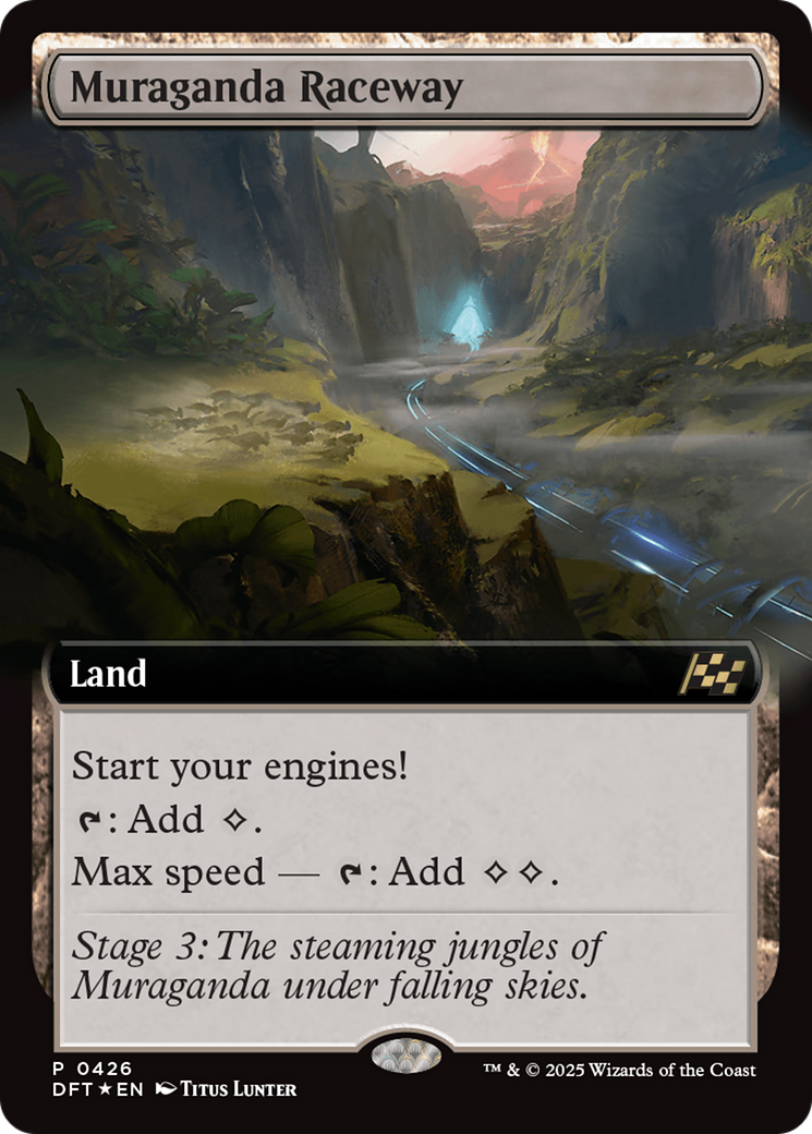 Image of Muraganda Raceway (0426) (Extended Art) (DFT-426) - Aetherdrift: (Extended Art) Foil