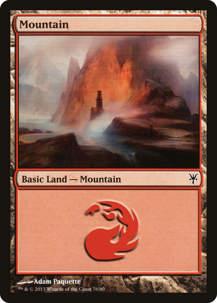 Image of Mountain (76) (DDK-076) - Duel Decks: Sorin vs. Tibalt