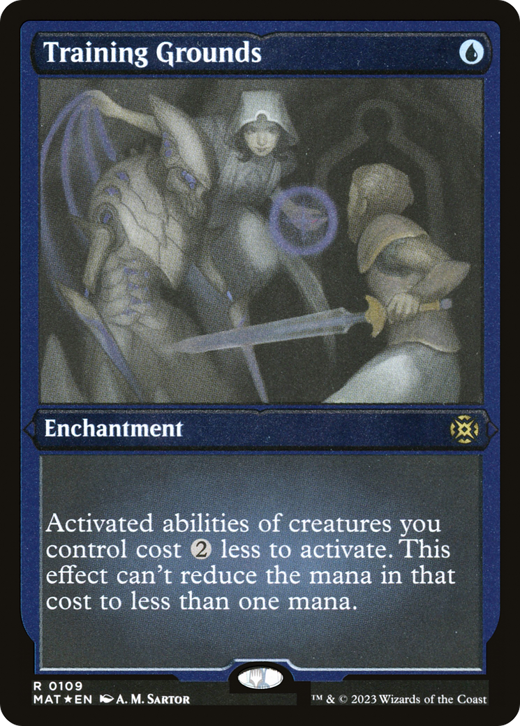 Image of Training Grounds (MAT-109) - March of the Machine: The Aftermath Etched Foil