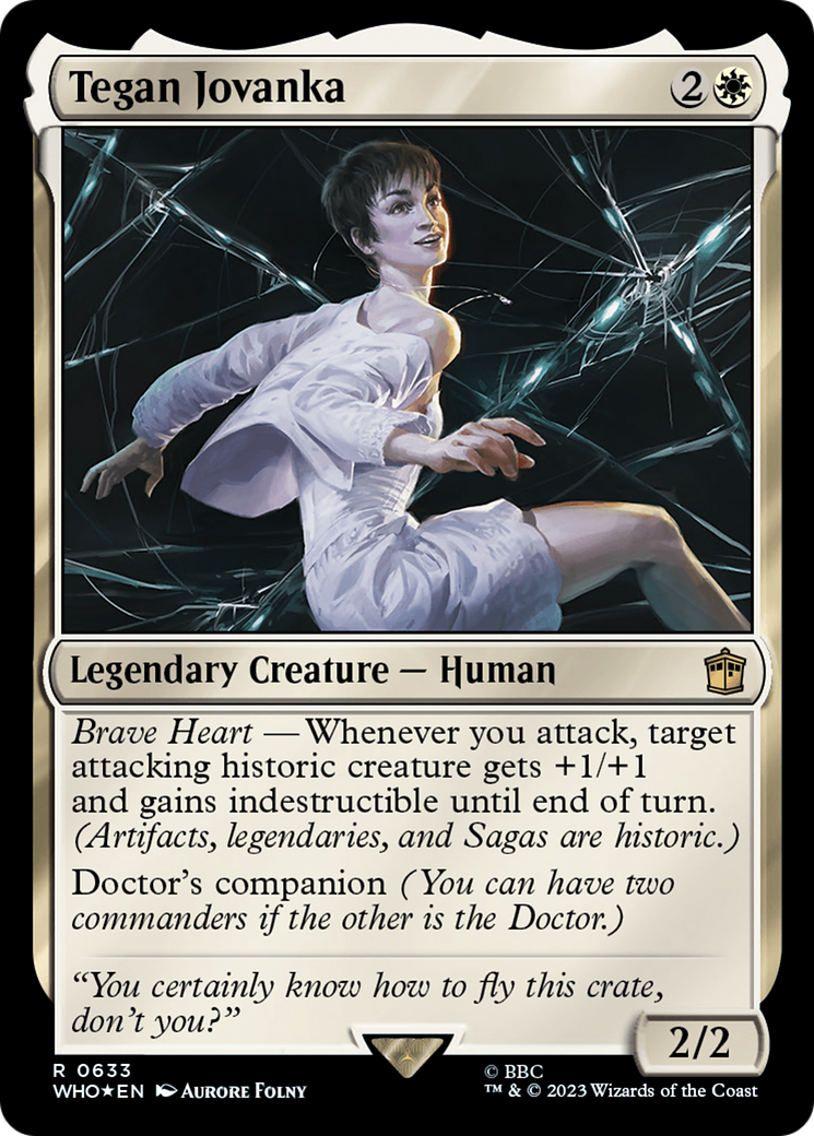 Image of Tegan Jovanka (Surge Foil) (WHO-633) - Doctor Who Foil