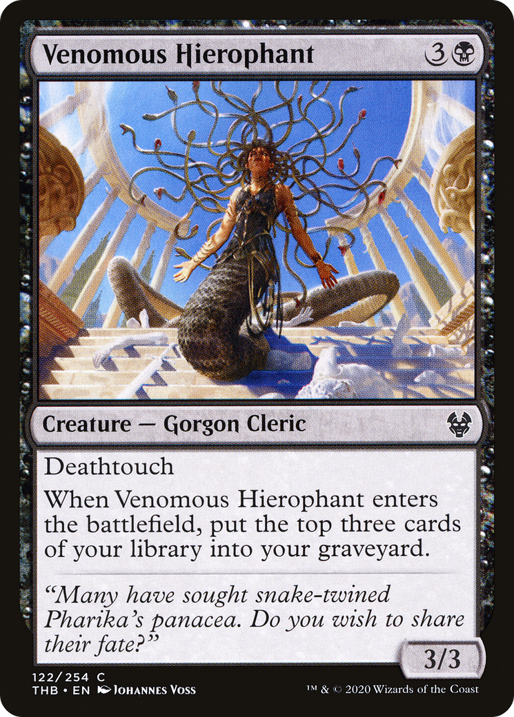 Image of Venomous Hierophant (THB-122) - Theros Beyond Death Foil