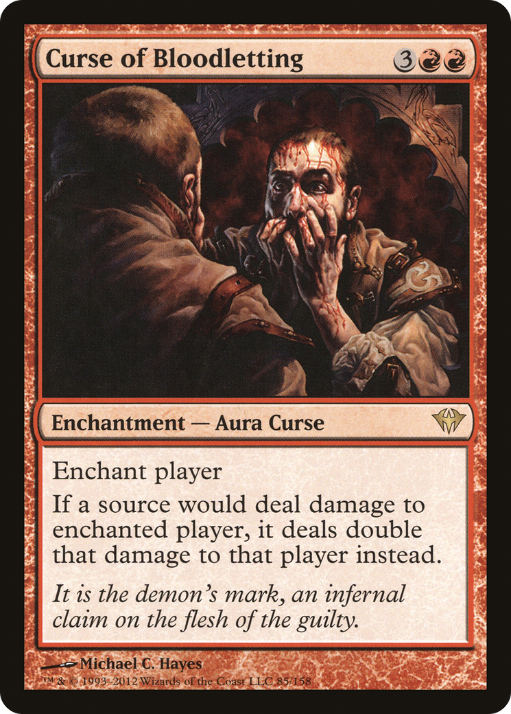 Image of Curse of Bloodletting (DKA-085) - Dark Ascension