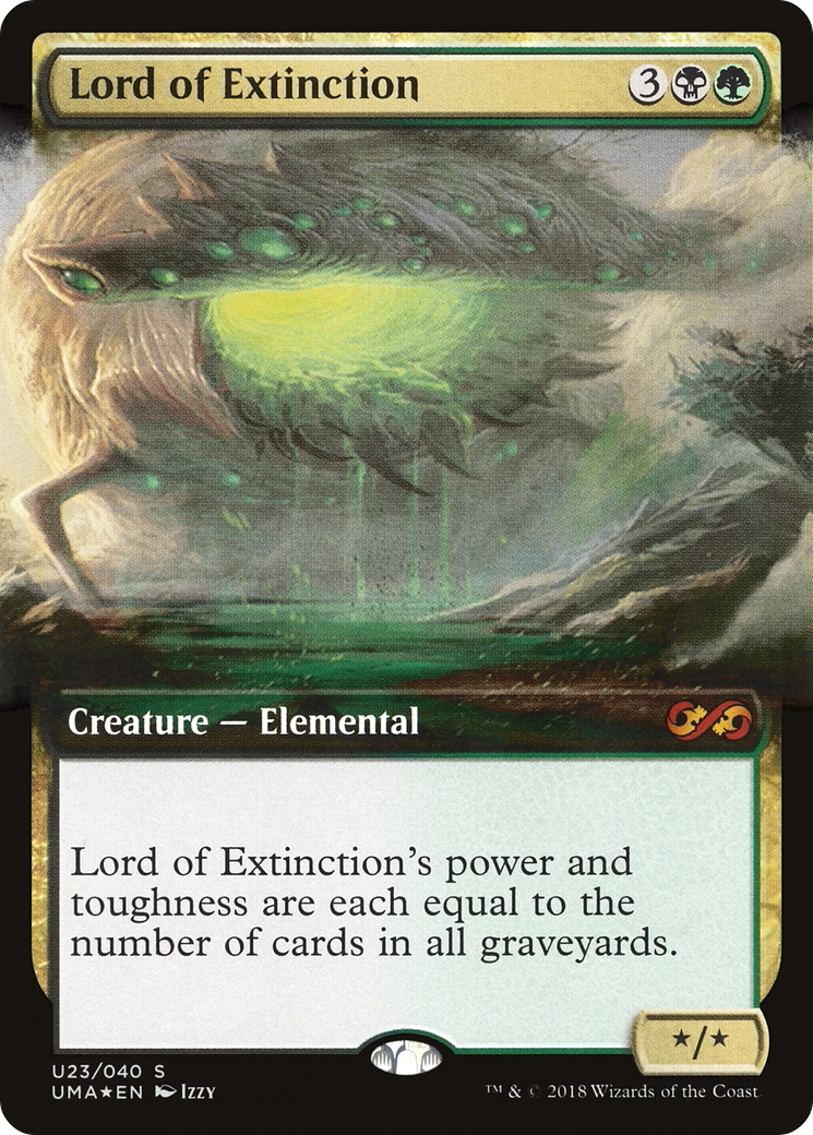 Image of Lord of Extinction (UMA:BT-U23) - Ultimate Box Topper: (Extended Art) Foil