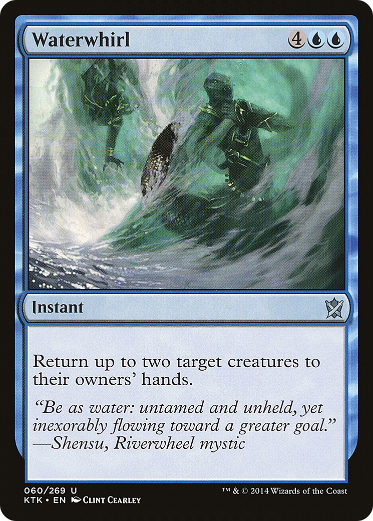 Image of Waterwhirl (KTK-060) - Khans of Tarkir Foil