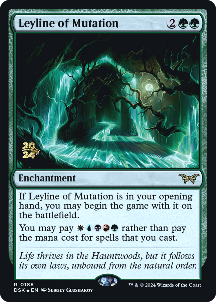 Image of Leyline of Mutation (PRE-188) - Duskmourn: House of Horror Promos Foil