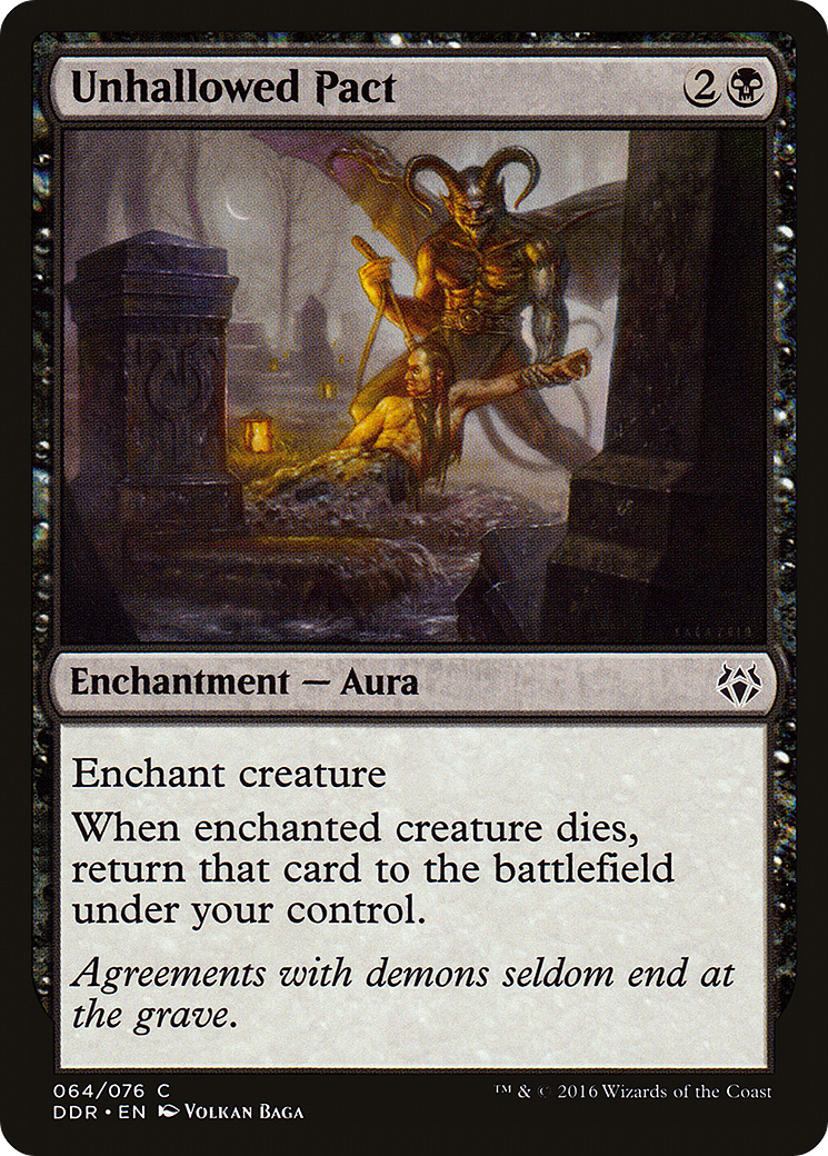 Image of Unhallowed Pact (DDR-064) - Duel Decks: Nissa vs. Ob Nixilis
