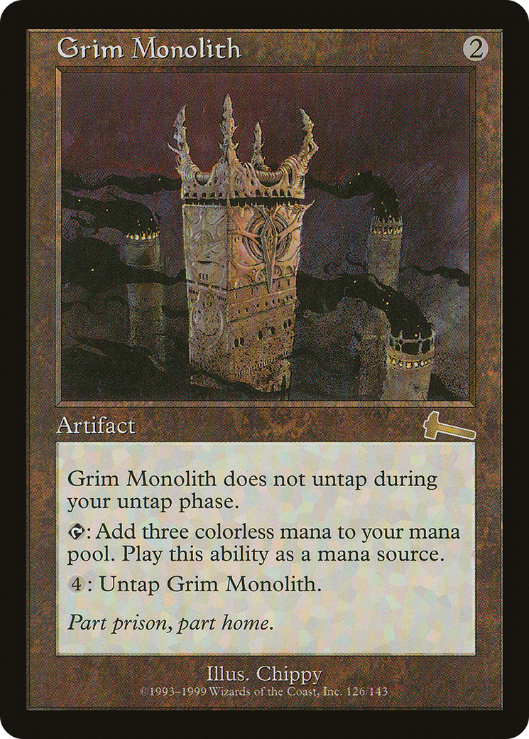Image of Grim Monolith (ULG-126) - Urza's Legacy Foil