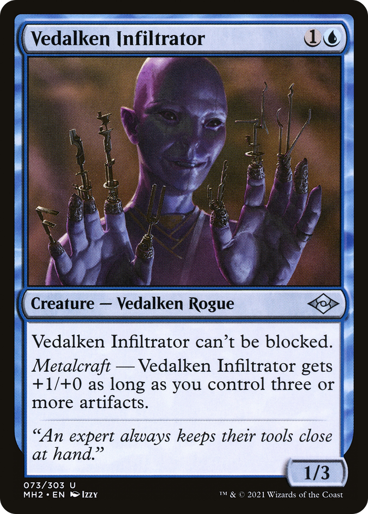 Image of Vedalken Infiltrator (MH2-073) - Modern Horizons 2