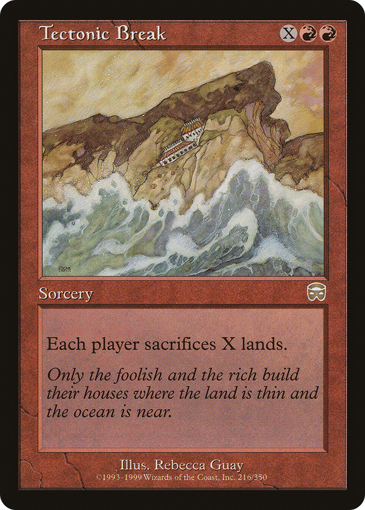 Image of Tectonic Break (MMQ-216) - Mercadian Masques Foil