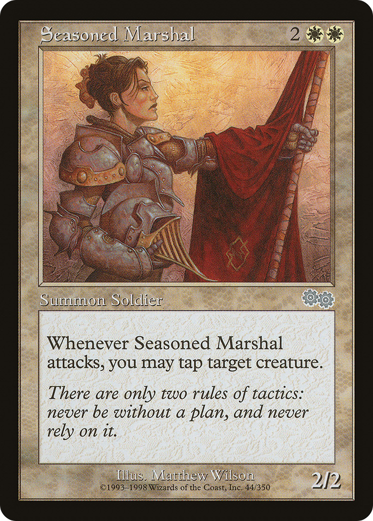 Image of Seasoned Marshal (USG-044) - Urza's Saga