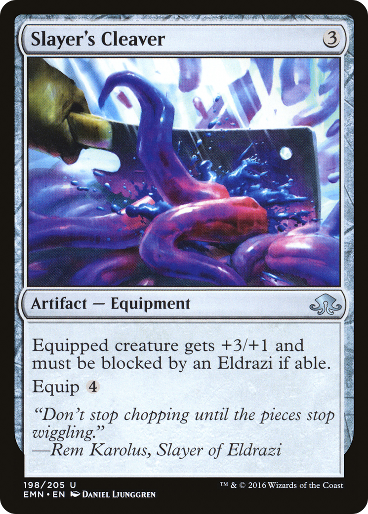Image of Slayer's Cleaver (EMN-198) - Eldritch Moon Foil