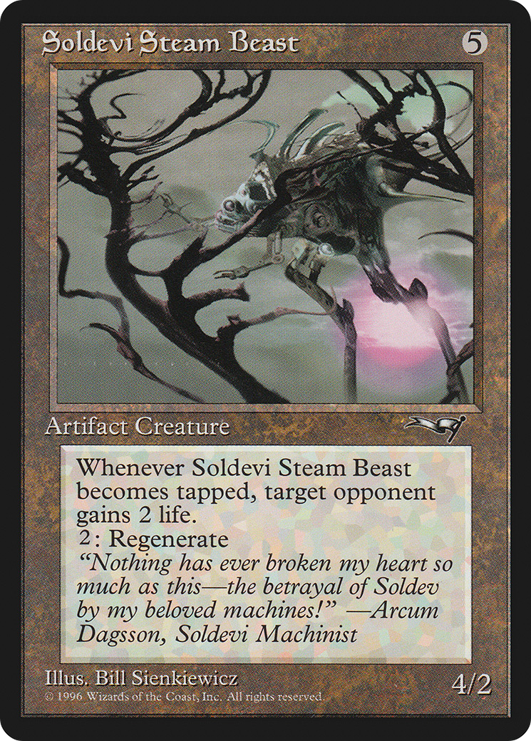 Image of Soldevi Steam Beast (Purple Sun) (ALL-178) - Alliances