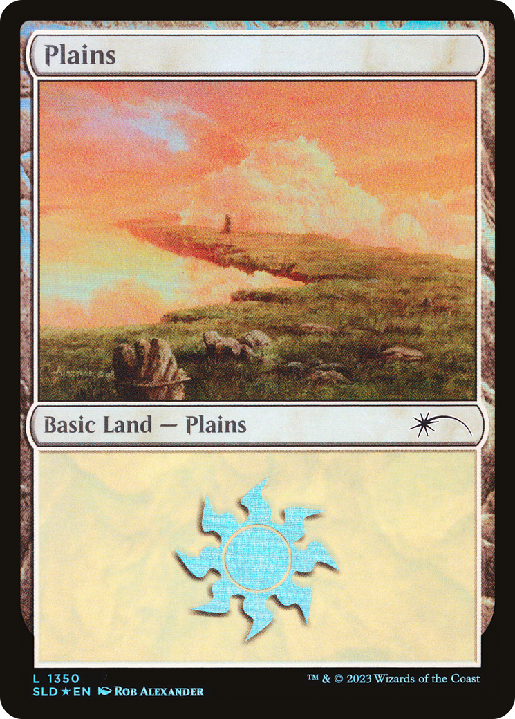 Image of Plains (1350) (SLD-1350) - Secret Lair Drop Foil