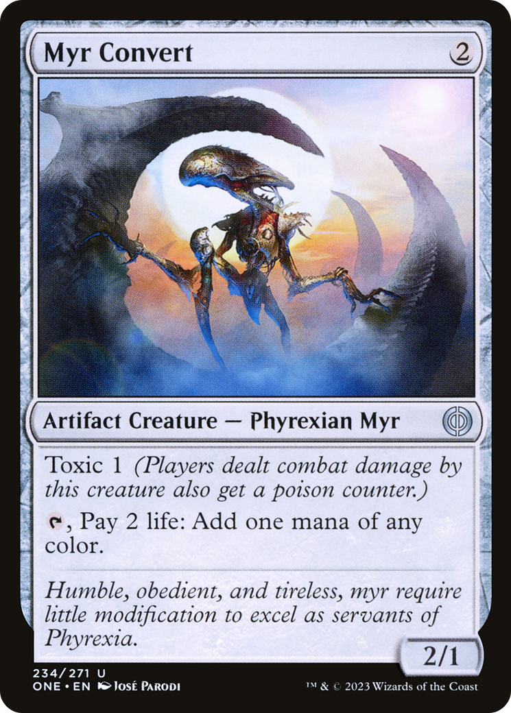 Image of Myr Convert (ONE-234) - Phyrexia: All Will Be One Foil