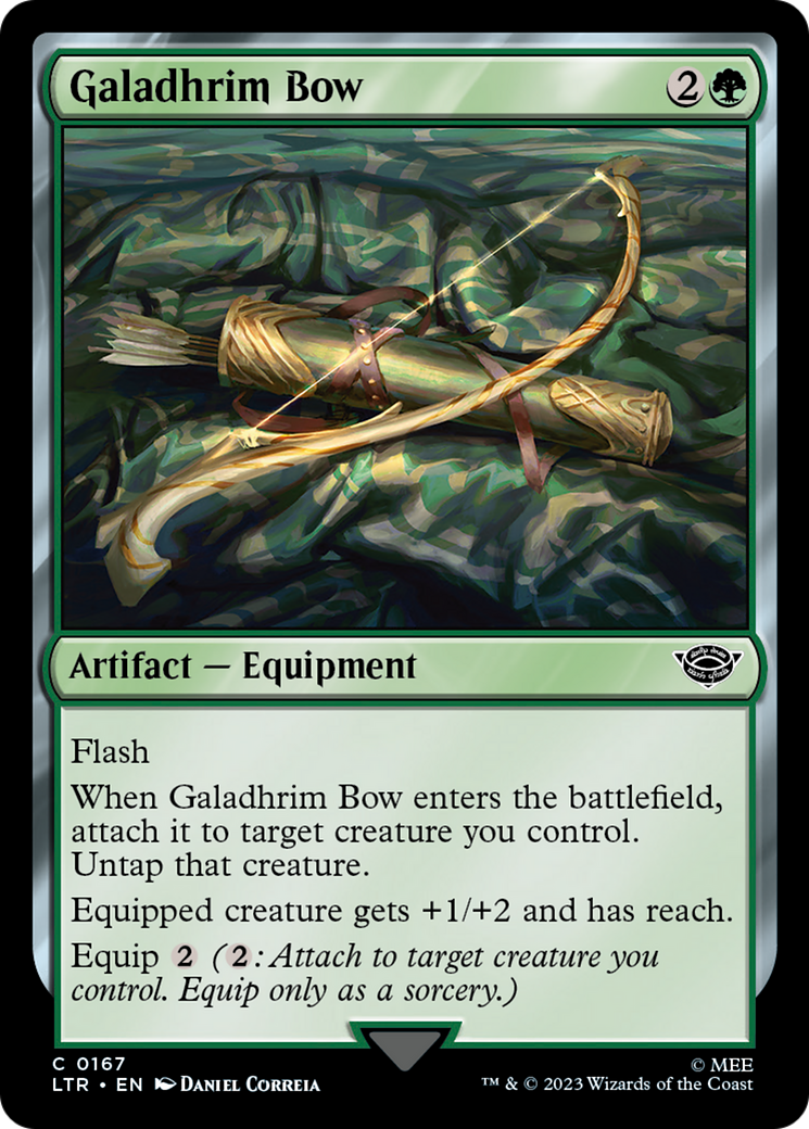 Image of Galadhrim Bow (LTR-167) - The Lord of the Rings: Tales of Middle-earth Foil