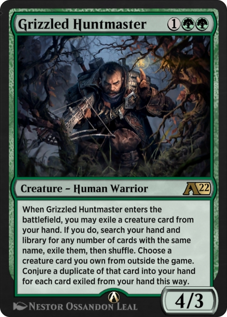 Image of Grizzled Huntmaster (Y22-049) - Alchemy: Innistrad