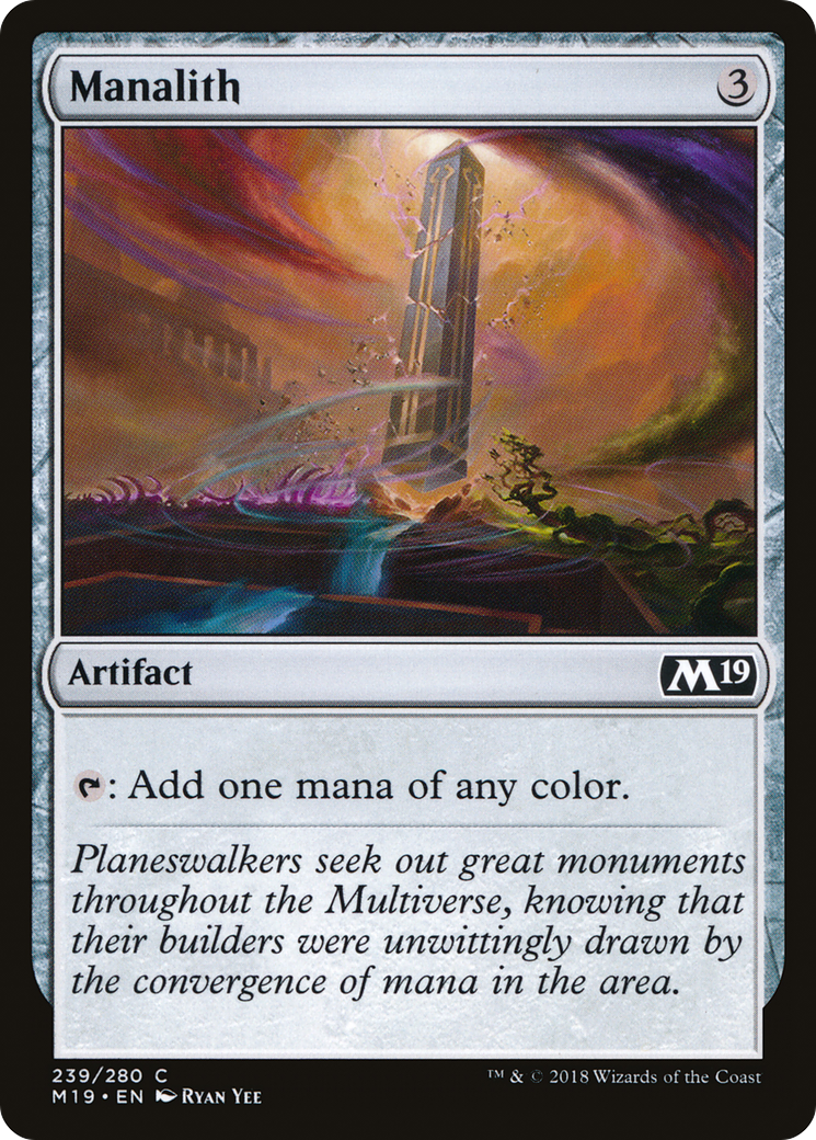 Image of Manalith (M19-239) - Core Set 2019 Foil