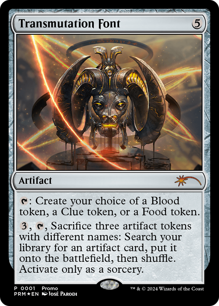 Image of Transmutation Font (LARP-001) - Wizards Play Network 2024 Foil
