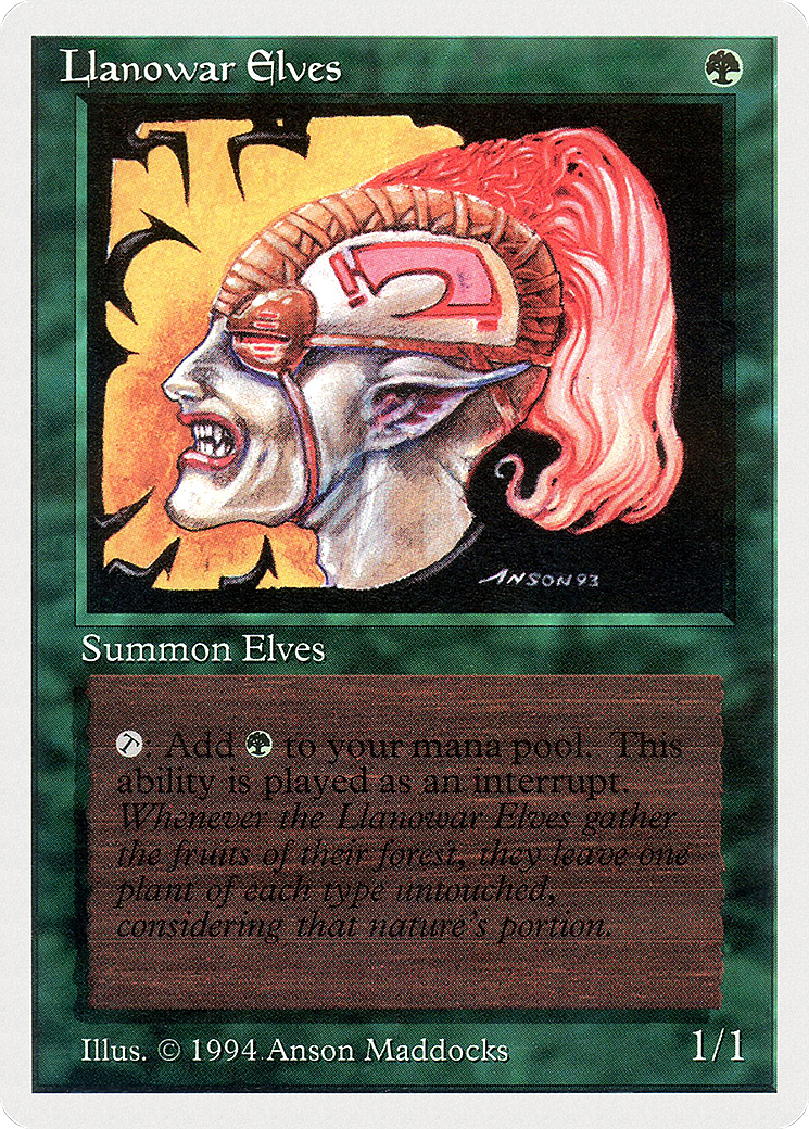 Image of Llanowar Elves (SUM-211) - Summer Magic / Edgar
