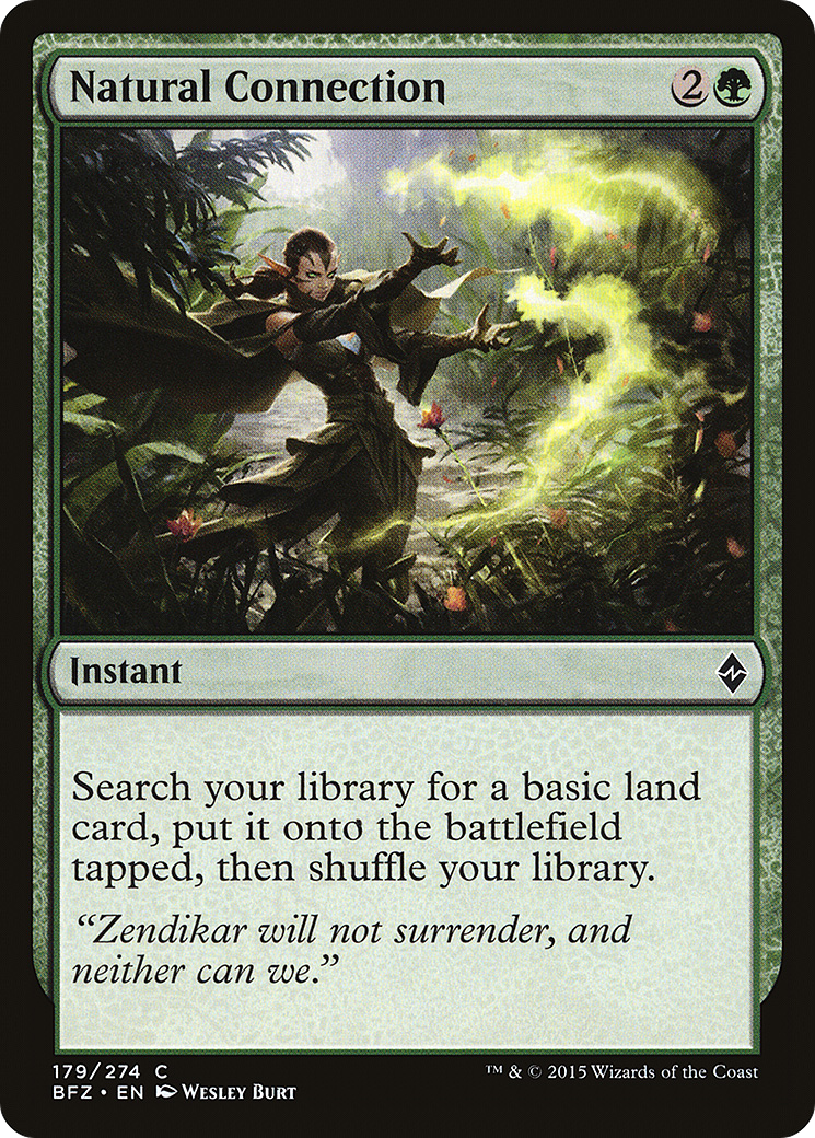 Image of Natural Connection (BFZ-179) - Battle for Zendikar