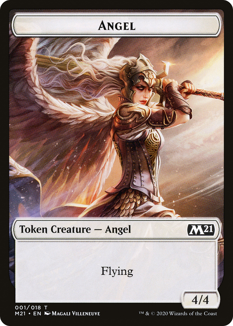 Image of Angel (TM21-001) - Core Set 2021 Tokens Foil