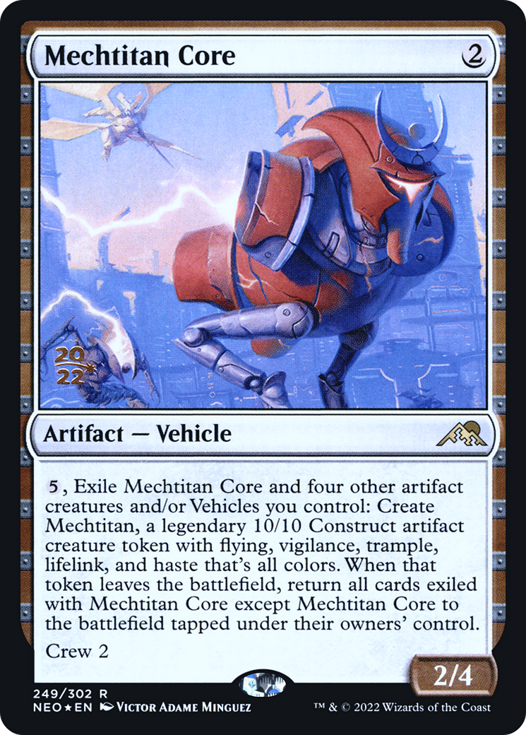 Image of Mechtitan Core (PRE-249) - Kamigawa: Neon Dynasty Promos Foil