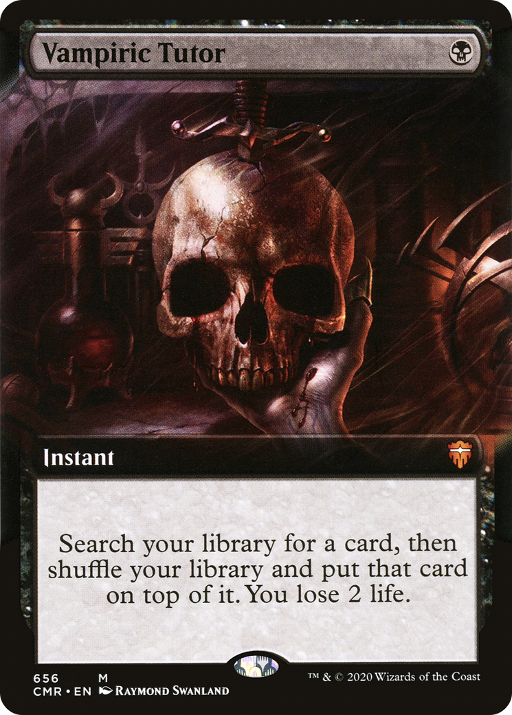Image of Vampiric Tutor (Extended Art) (CMR-656) - Commander Legends: (Extended Art)