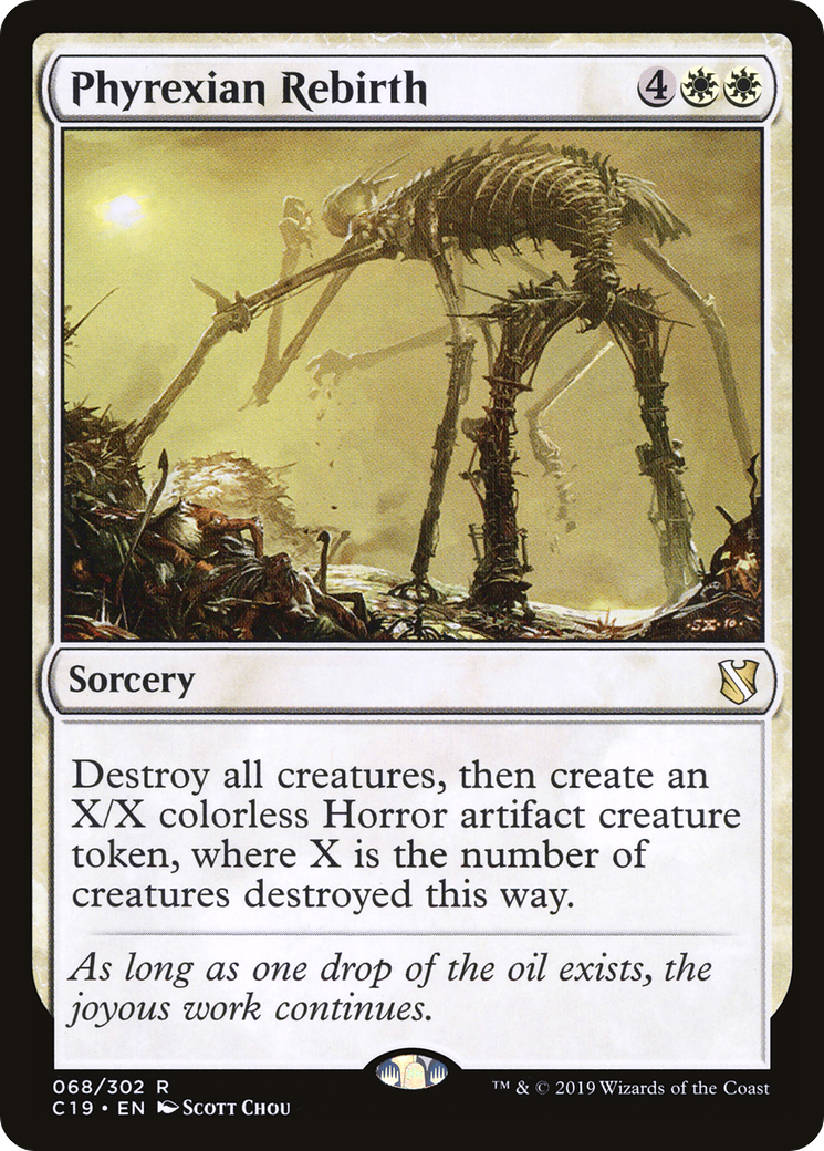 Image of Phyrexian Rebirth (C19-068) - Commander 2019