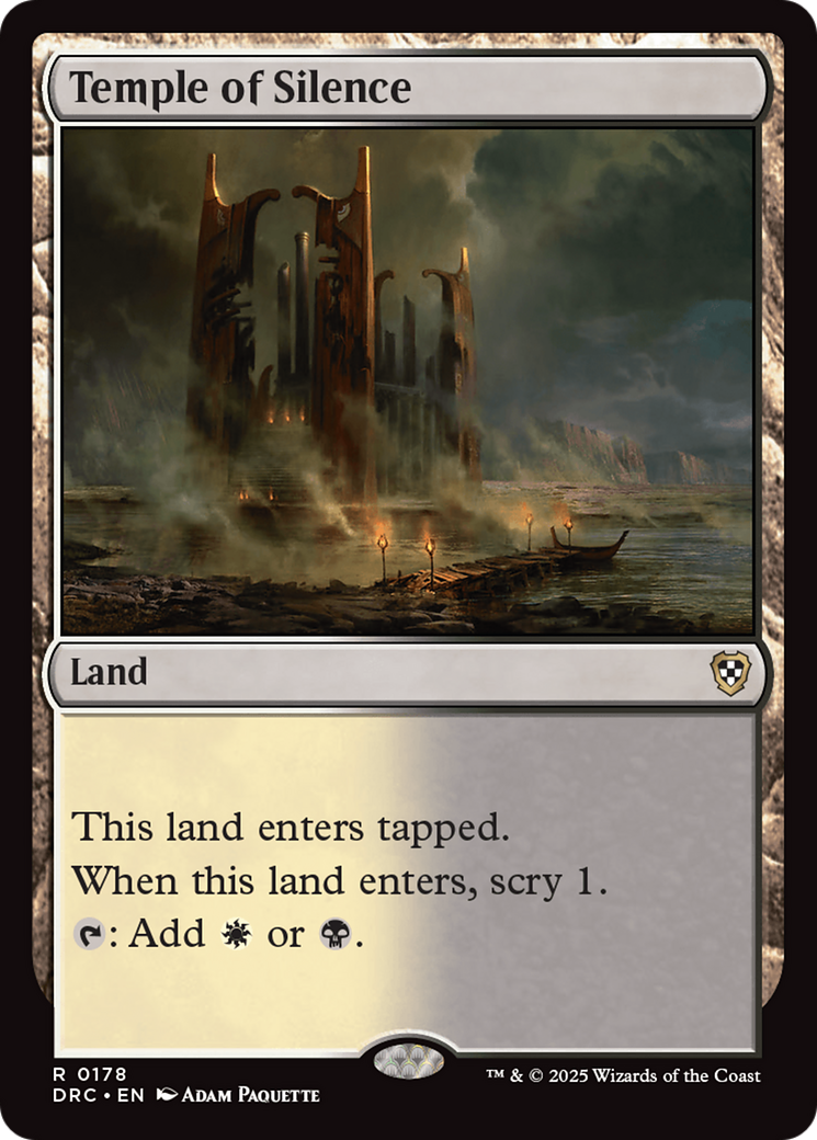 Image of Temple of Silence (DRC-178) - Commander: Aetherdrift
