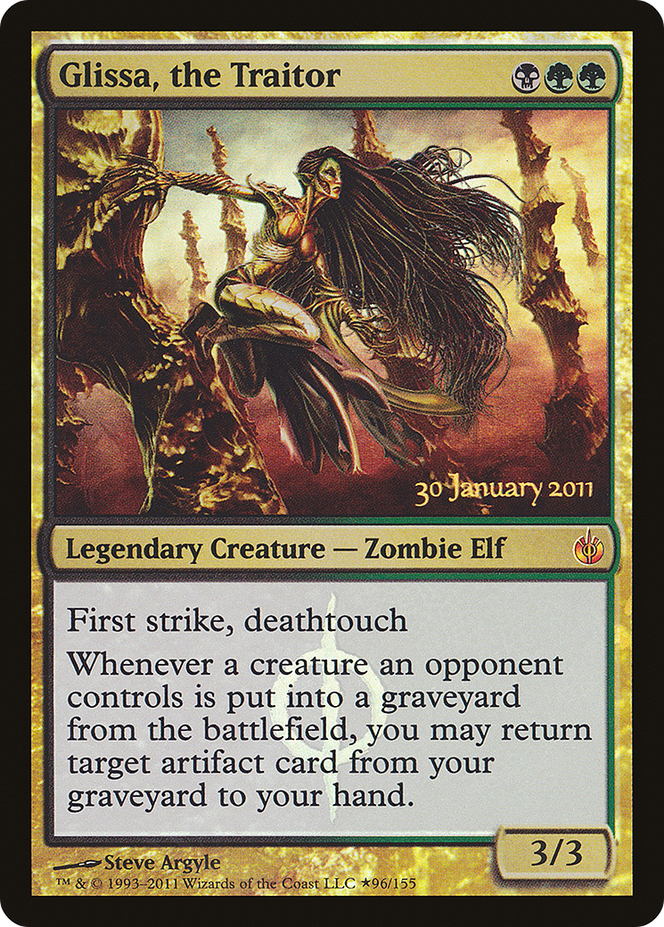 Image of Glissa, the Traitor (PRE-096) - Mirrodin Besieged Promos Foil