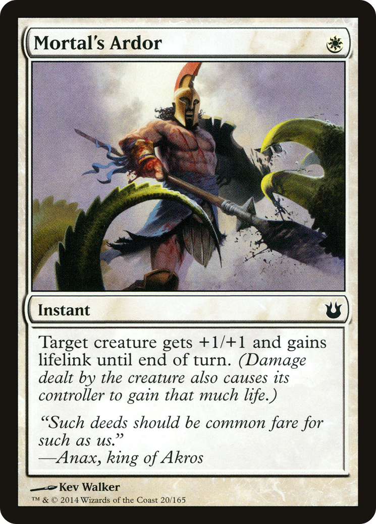 Image of Mortal's Ardor (BNG-020) - Born of the Gods
