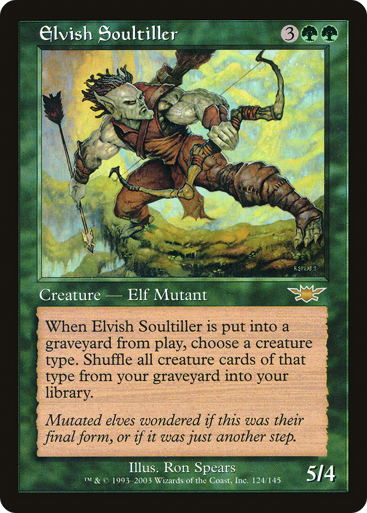 Image of Elvish Soultiller (LGN-124) - Legions Foil