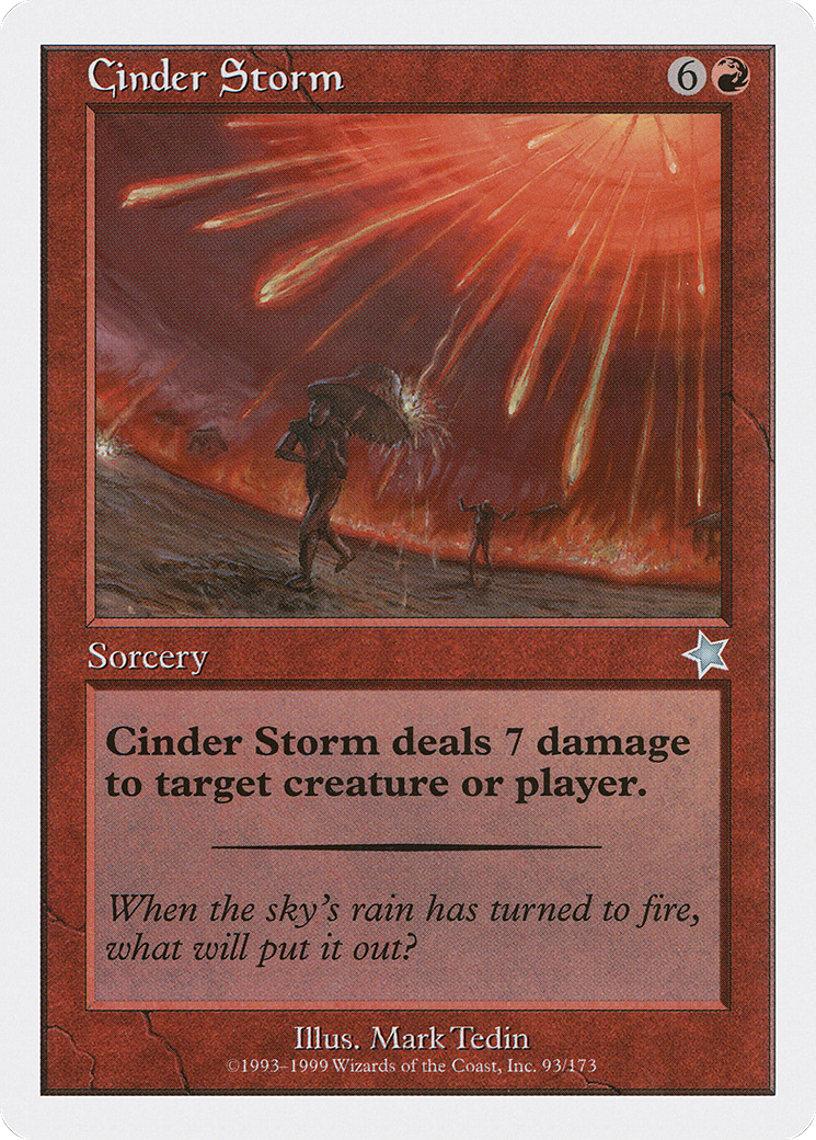 Image of Cinder Storm (S99-093) - Starter 1999