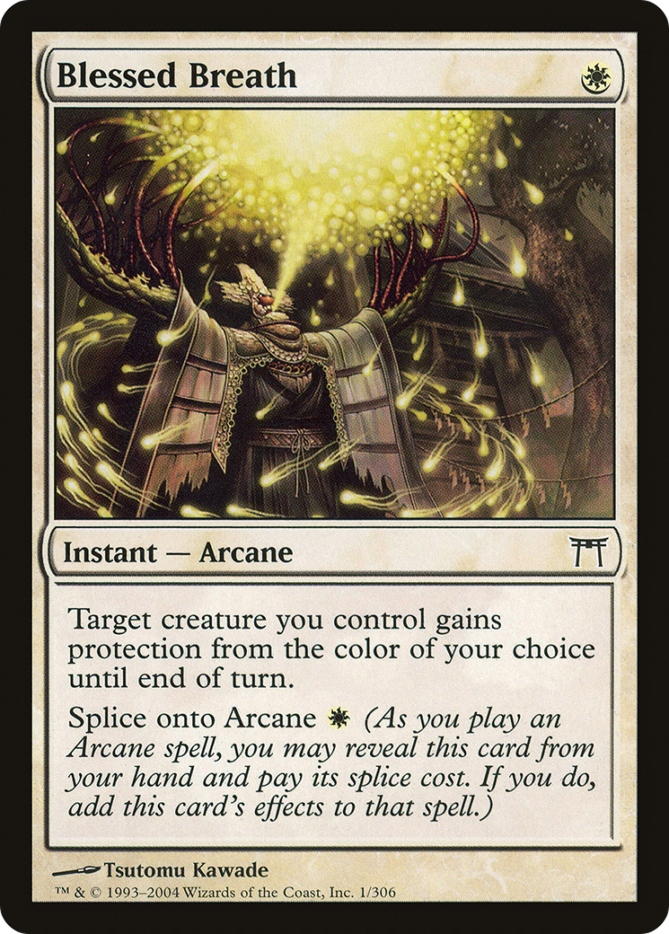 Image of Blessed Breath (CHK-001) - Champions of Kamigawa Foil