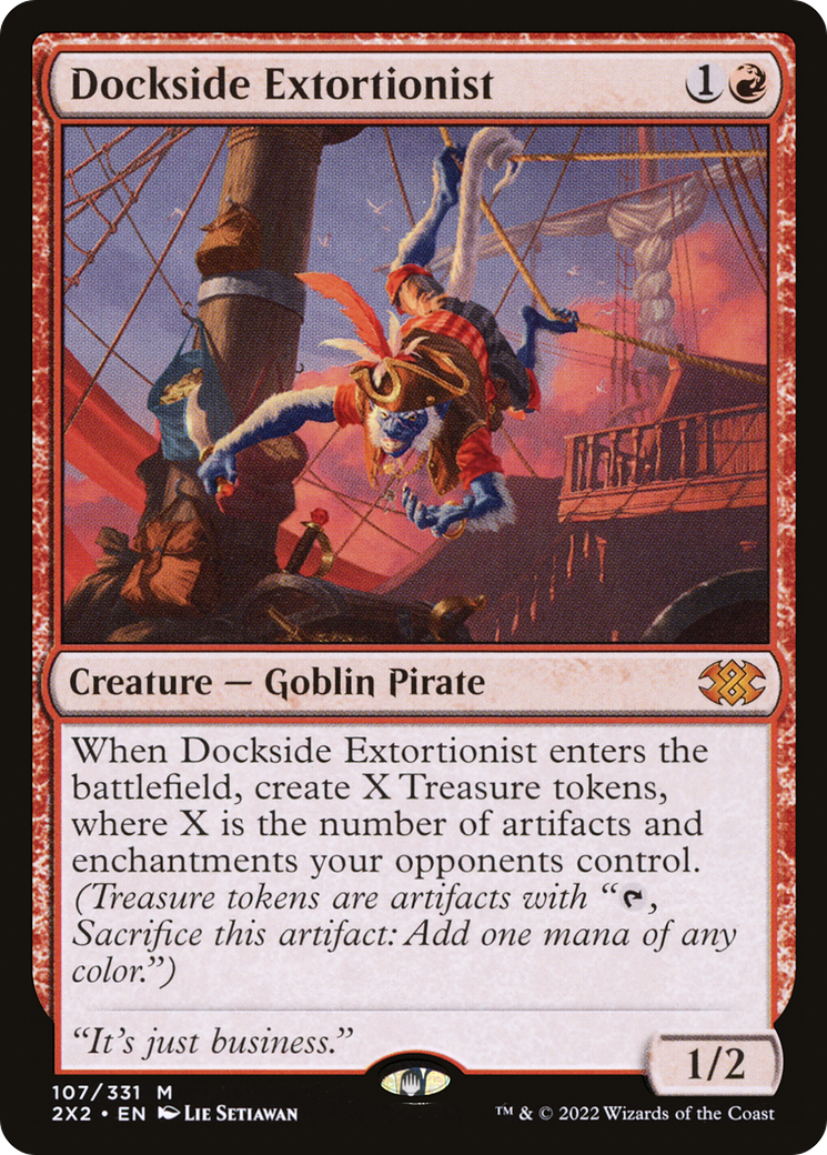 Image of Dockside Extortionist (2X2-107) - Double Masters 2022 Foil
