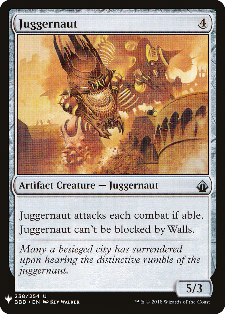 Image of Juggernaut (LIST-BBD-238) - The List