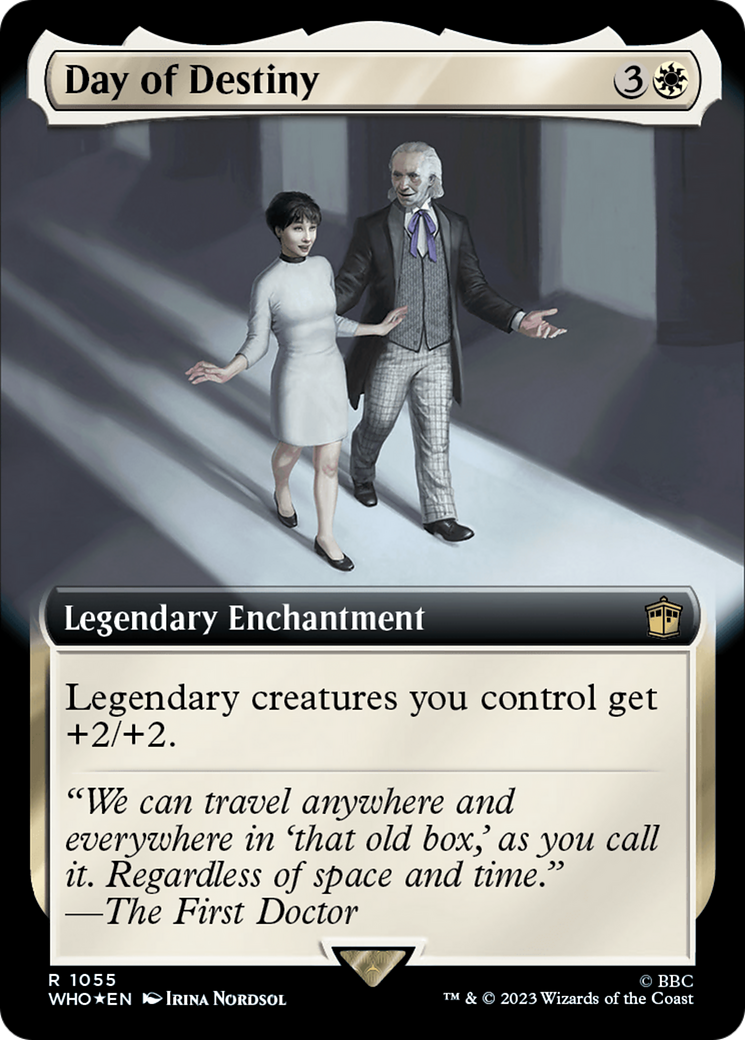 Image of Day of Destiny (Extended Art) (Surge Foil) (WHO-1055) - Doctor Who: (Extended Art) Foil