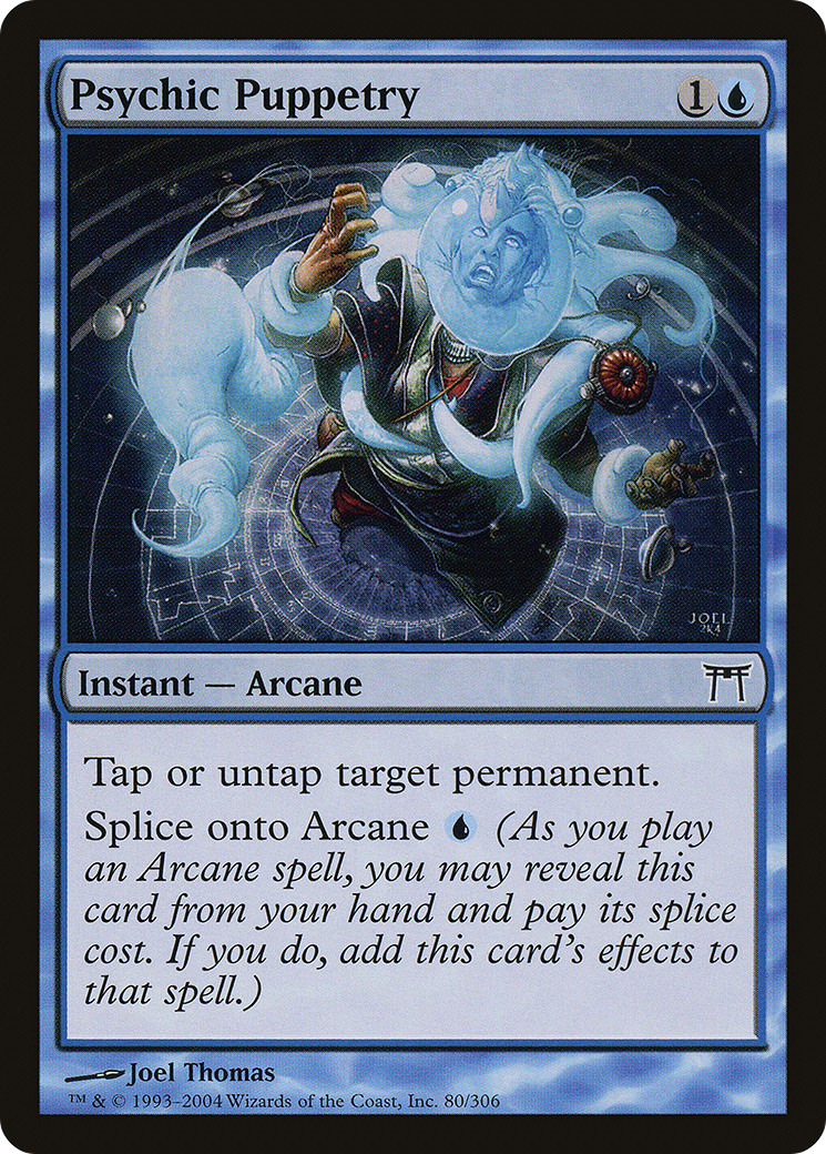 Image of Psychic Puppetry (CHK-080) - Champions of Kamigawa Foil