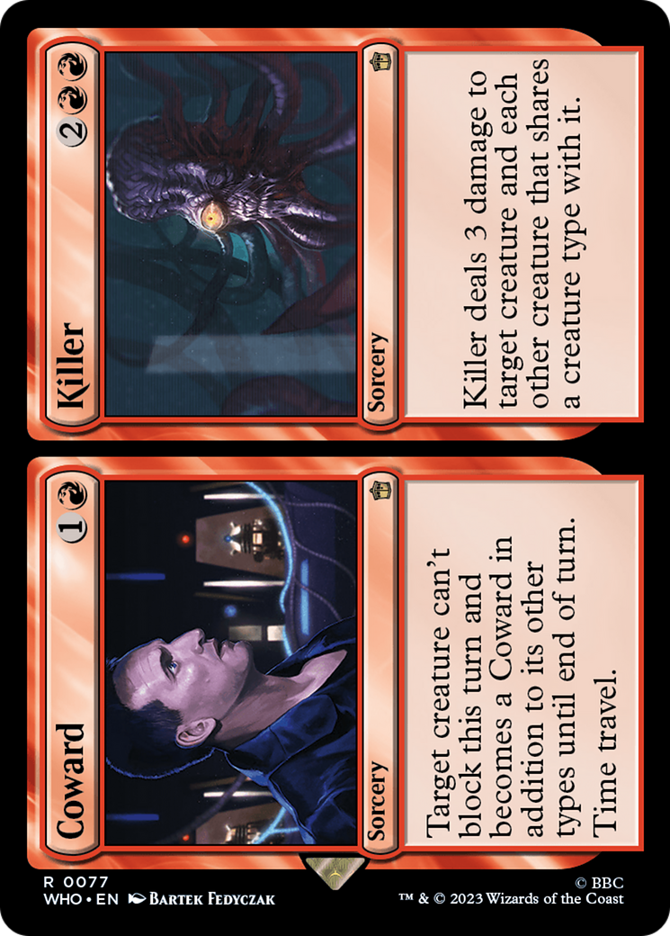 Image of Coward // Killer (WHO-077) - Doctor Who