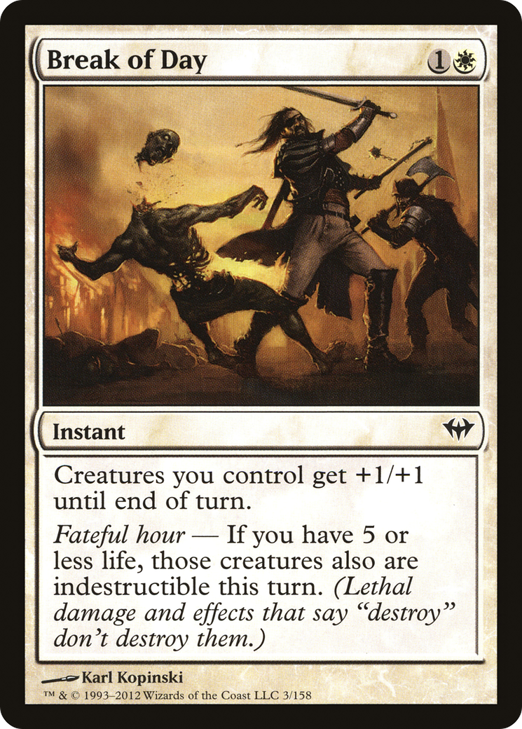 Image of Break of Day (DKA-003) - Dark Ascension Foil
