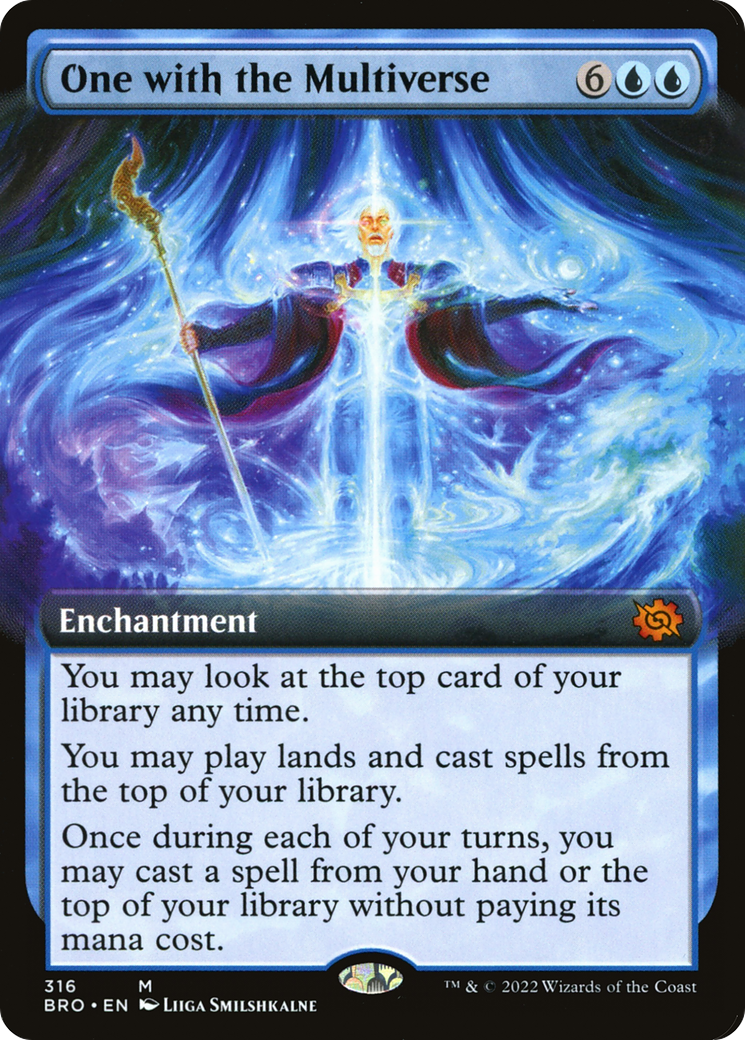 Image of One with the Multiverse (Extended Art) (BRO-316) - The Brothers' War: (Extended Art) Foil