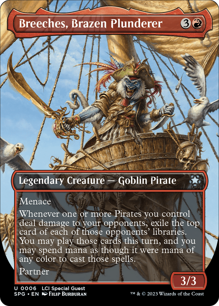 Image of Breeches, Brazen Plunderer (Borderless) (SPG-006) - Special Guests (Borderless) Foil