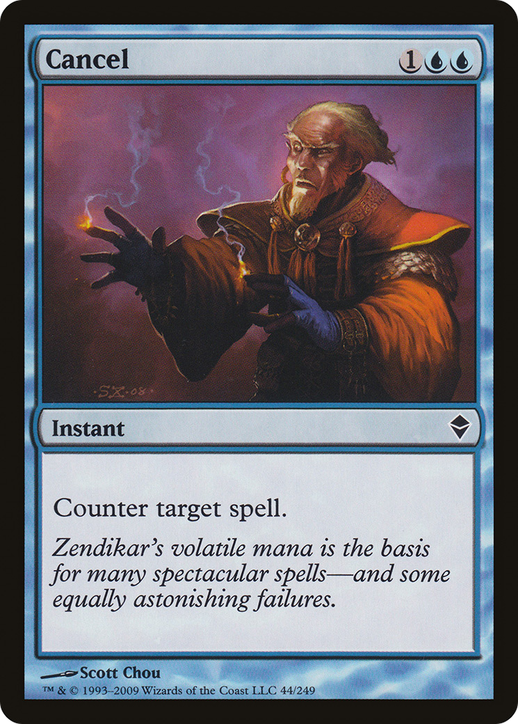Image of Cancel (ZEN-044) - Zendikar Foil
