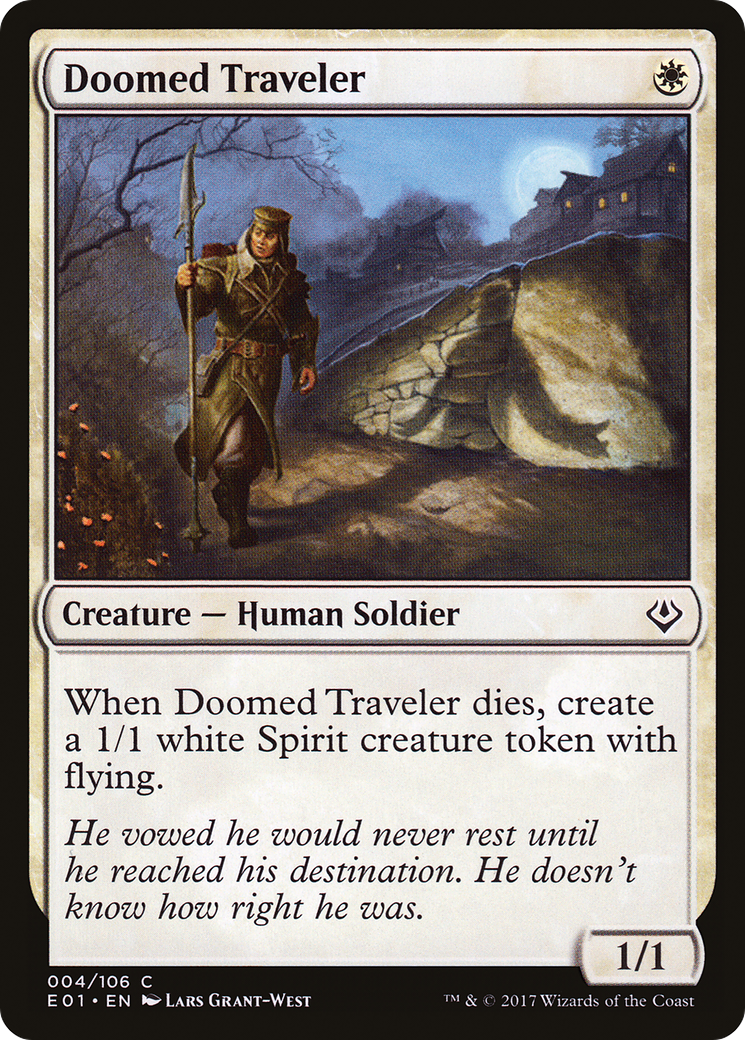 Image of Doomed Traveler (AC2-004) - Archenemy: Nicol Bolas